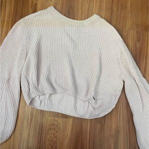 Hollister cropped sweater